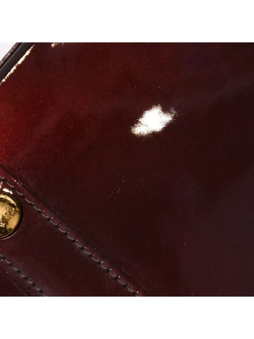 Louis Vuitton Alma PM Amarante Wine Red Handbag Gold